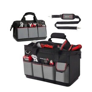IRONLAND Tool Bag Organizer 16.5 Inch for men, Waterproof Heavy Duty ToolBag